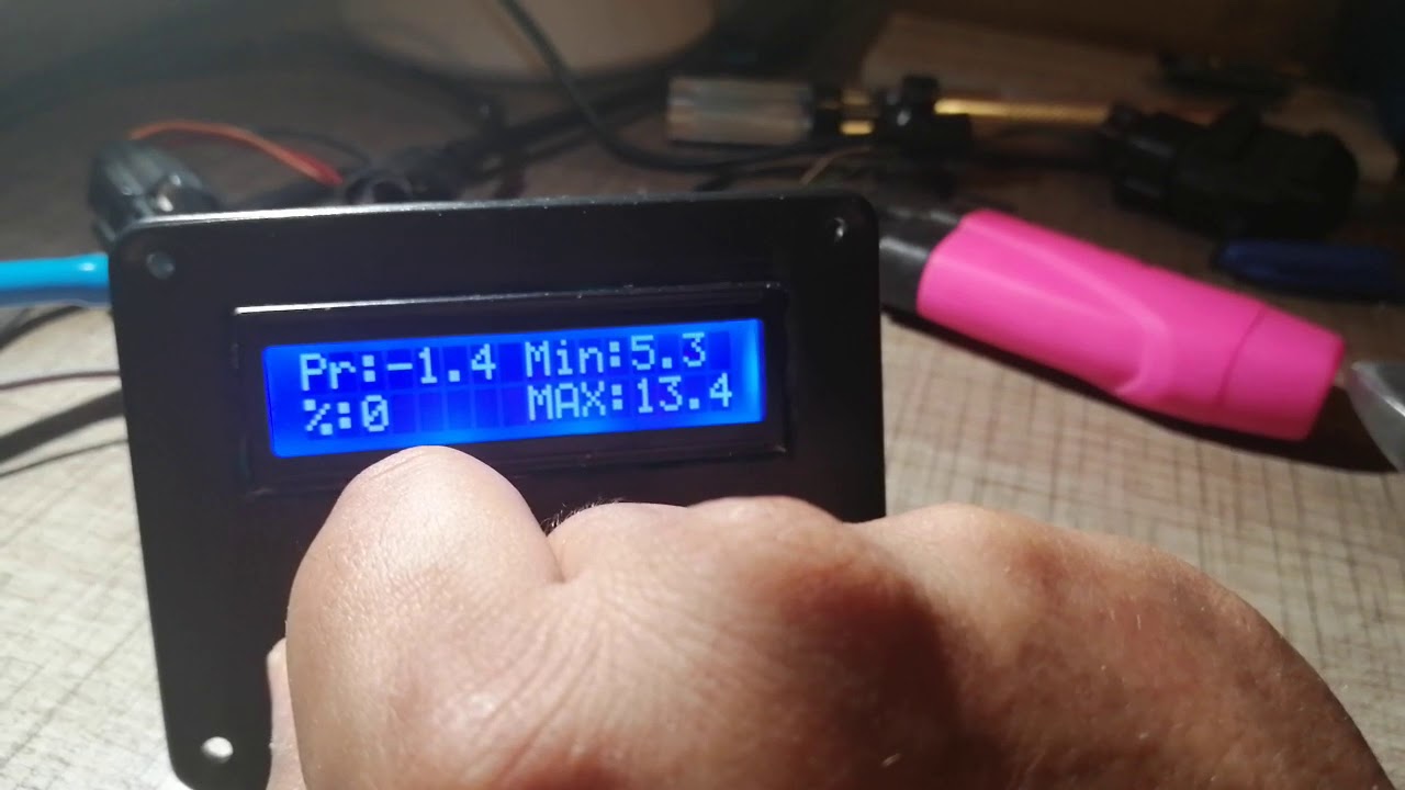 Kit agua/metanol de fabricación casera para motores turbos (pantalla lcd16x2)