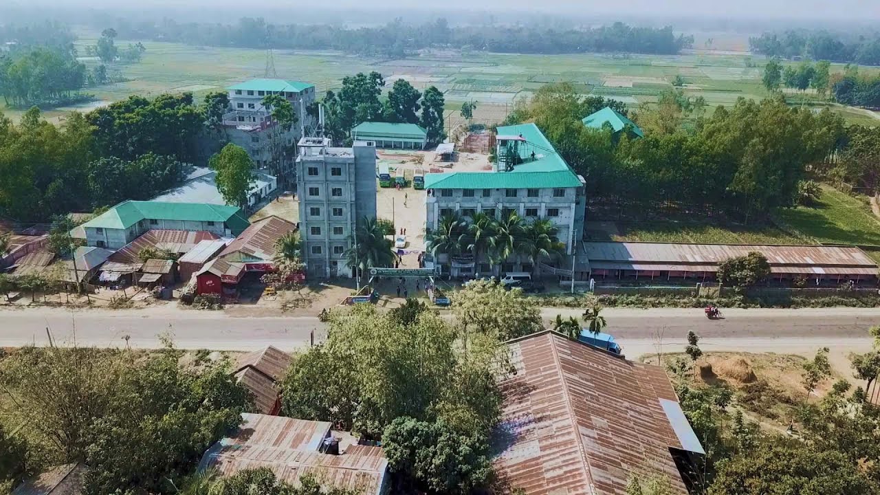 Campus overview of the Pundra University of Science & Technology