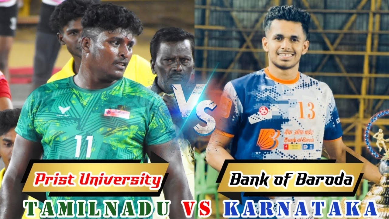 Mega Semi Final - Prist University Thanjavur vs Bank of Baroda | Vaniyambadi All India Kabaddi 2024