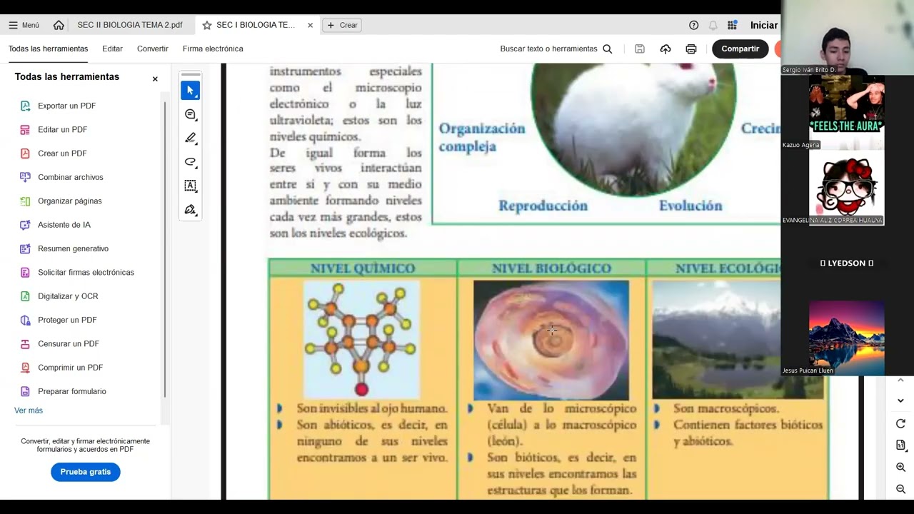TEMA 2 SEC I BIOLOGIA