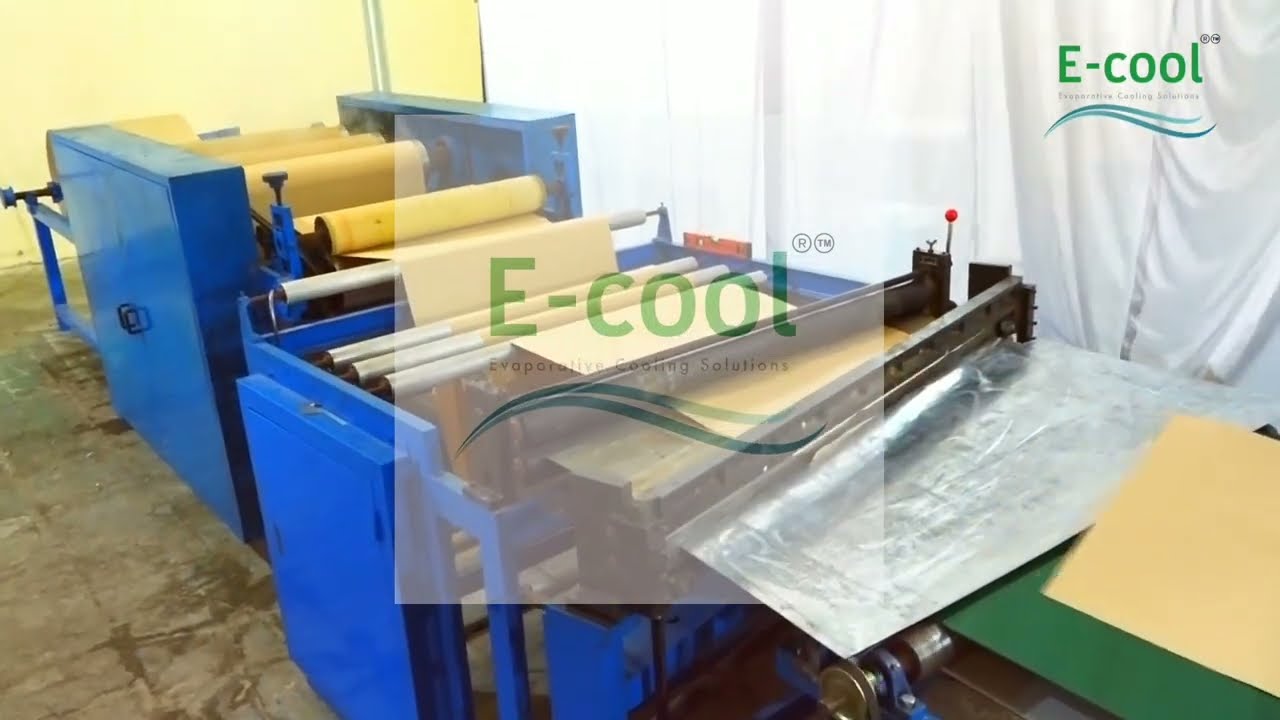 E Cool New Evaporative Cooling Pad Production Line