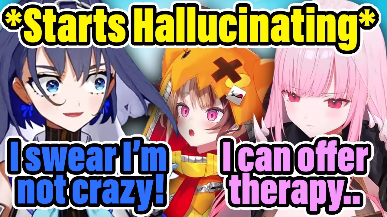 Kronii Starts Hallucinating and Made Gigi, Calli and Nerissa Worried, and Refuses Going to Therapy