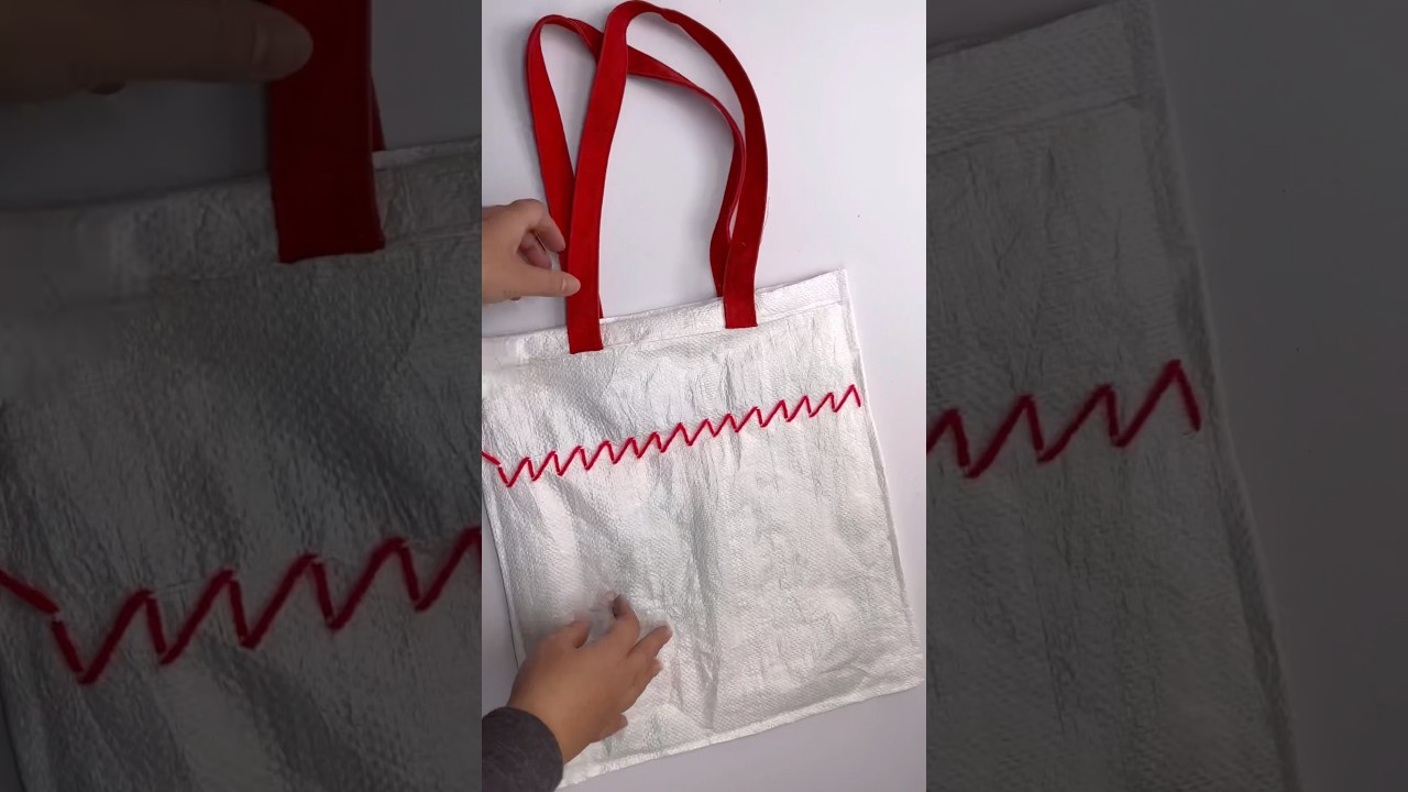 2 Environmental protection projects: don't throw away sacks, turn them into useful things