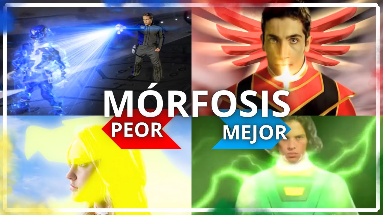 Todas las m&oacute;rfosis de PEOR a MEJOR | Power Rangers