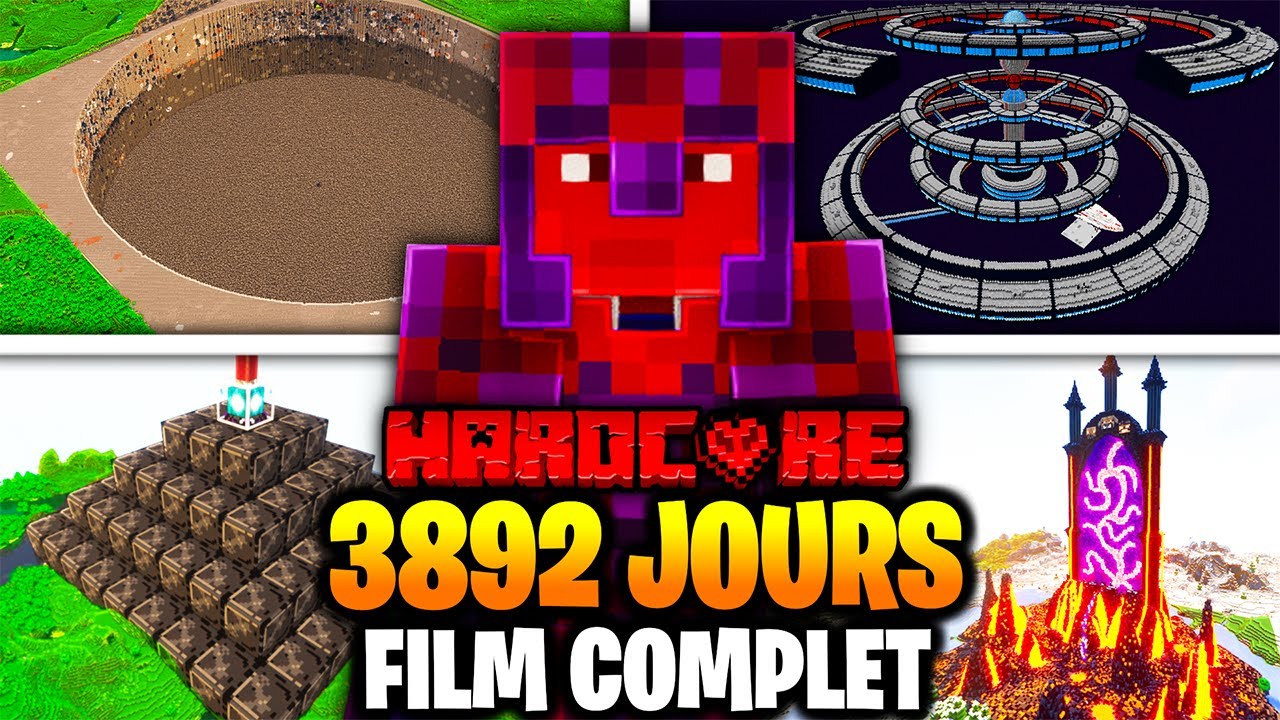 J'ai surv&eacute;cu 3892 jours sur Minecraft Hardcore [FILM COMPLET]