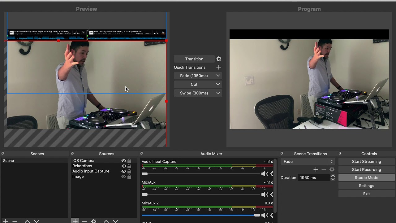 OBS for Recording and Streaming for DJ's (multi cams & screen capture)