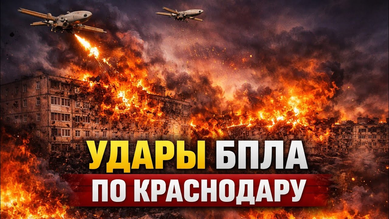 Удары БПЛА по Краснодару..Трамп будет мстить НАТО 