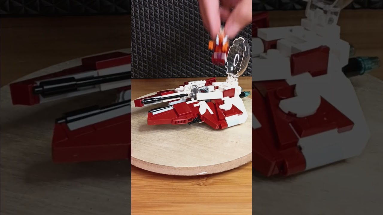 I made a BETTER (and cheaper) ahsoka's interceptor #lego #starwars #shorts @BAUFmanBricks