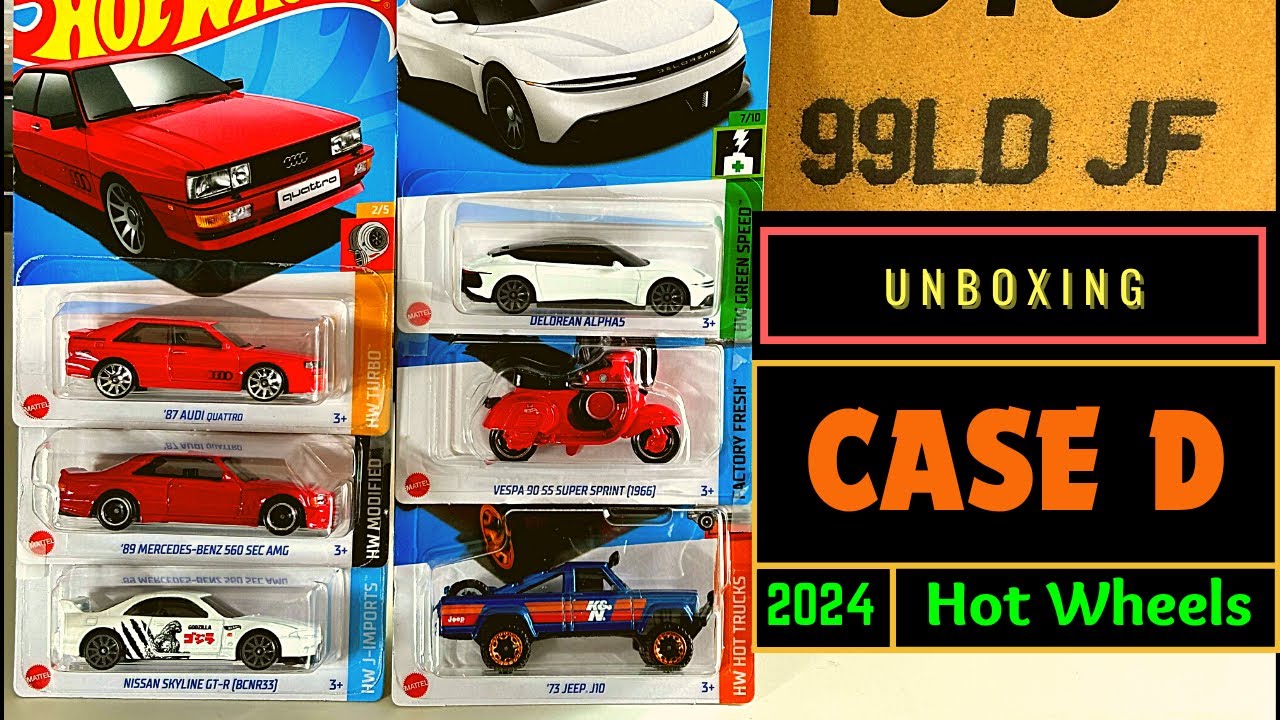 Unboxing - Hot Wheels 2024 Case D