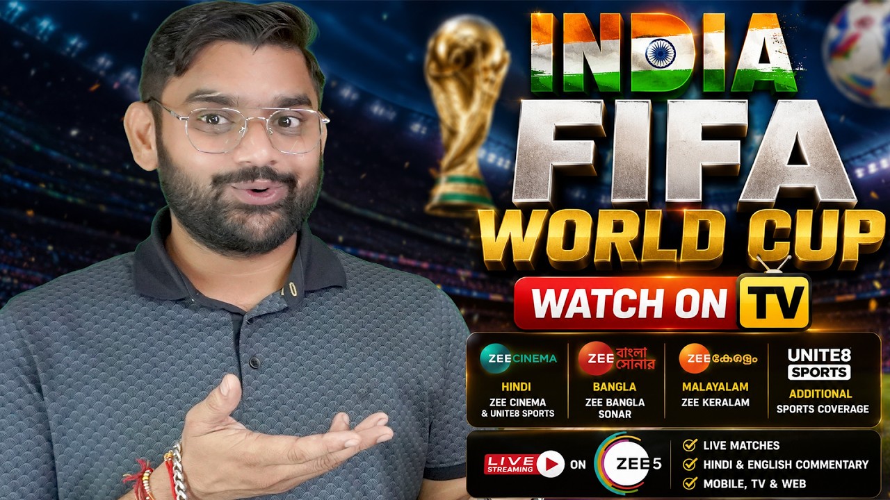 FIFA WorldCup 2026 Watch on TV By Cable TV & DTH Watch Free in India | Official TV Channels |