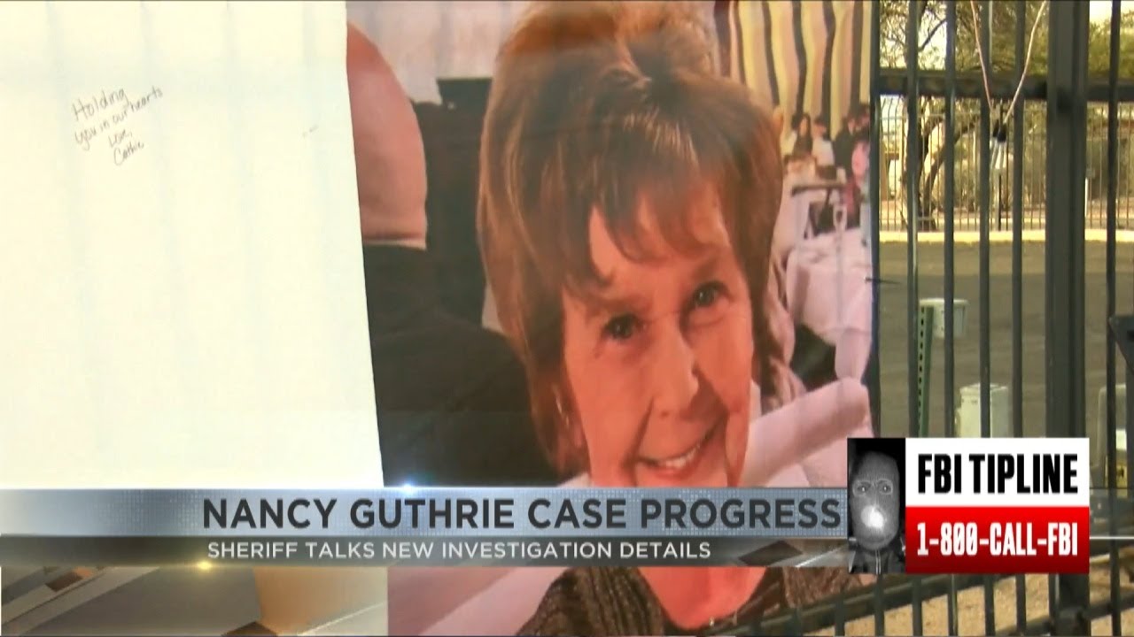Sheriff talks new details in the Nancy Guthrie investigation