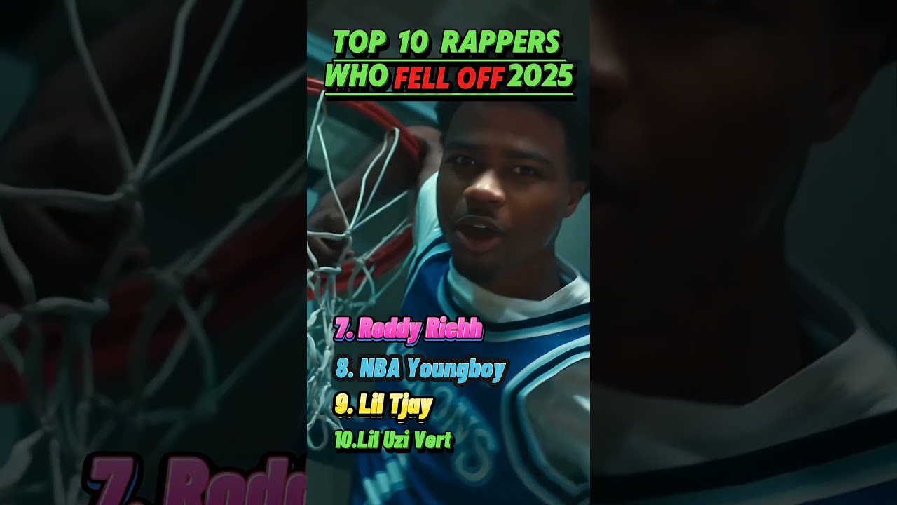 Top 10 rappers who fell off 2025