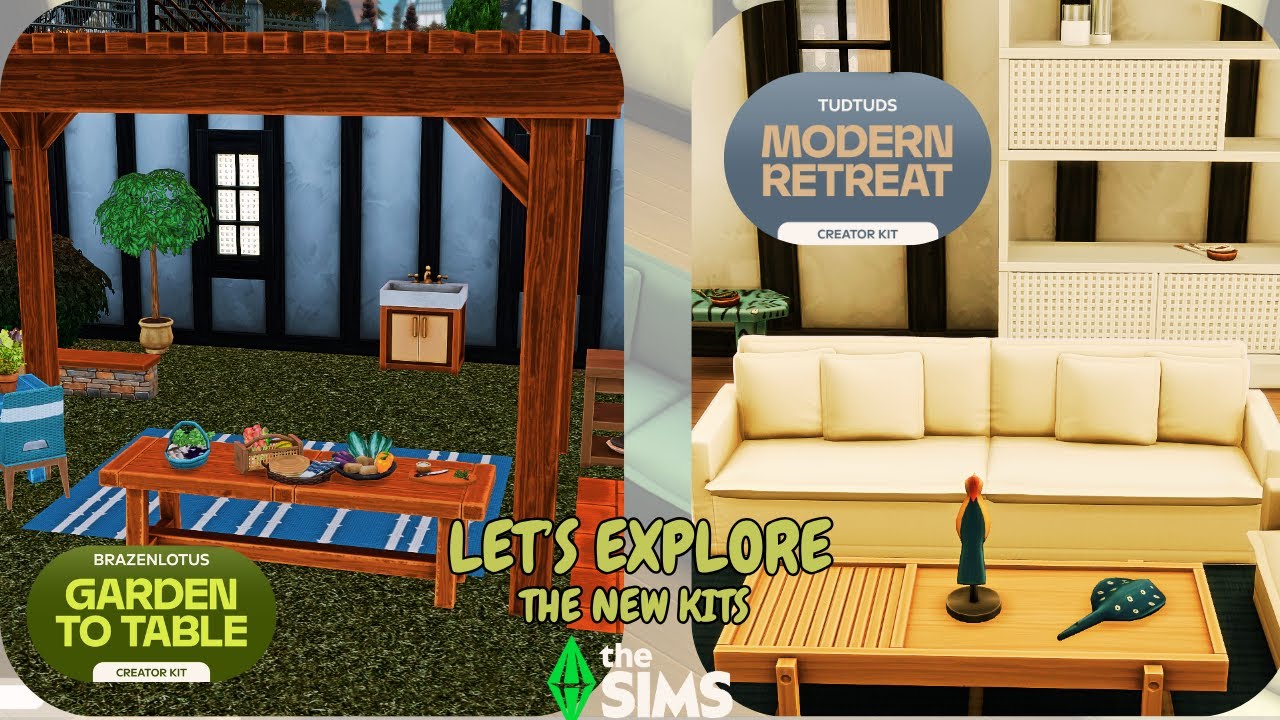 Let's take a look at the New Sims 4 Creator Kits | The Sims 4 #sponsoredbyea #thesimscreatorprogram