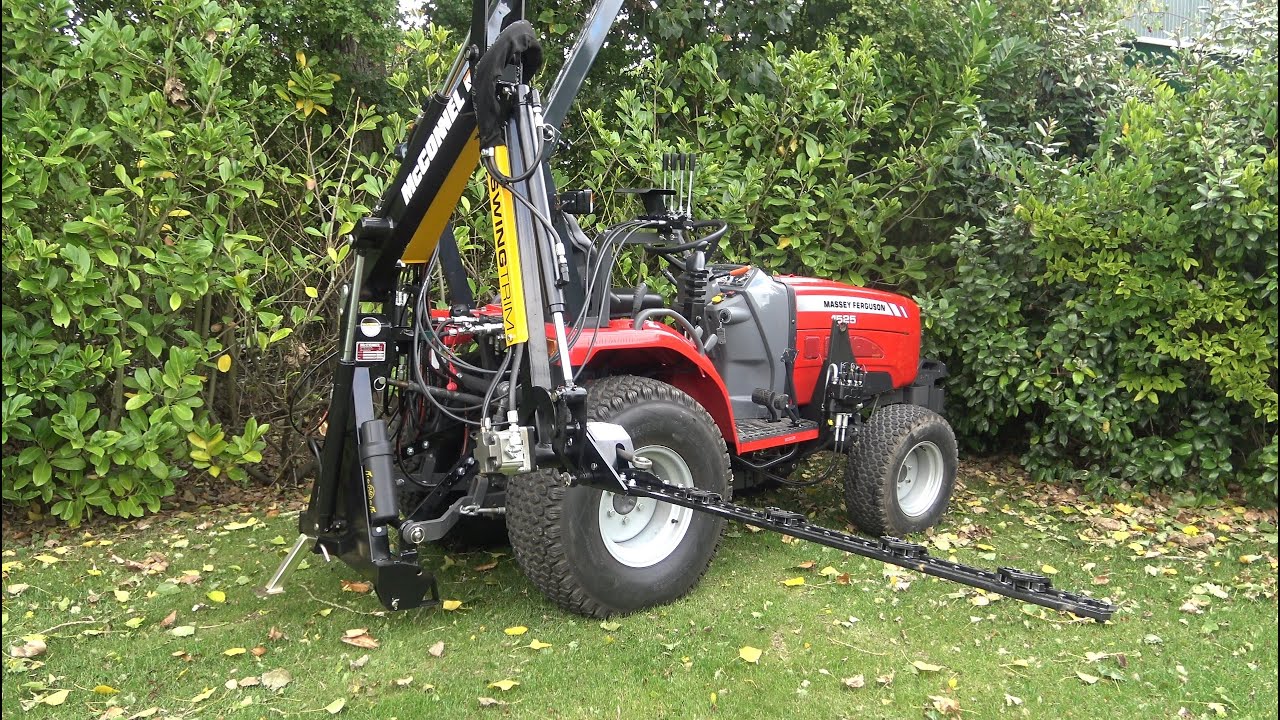 MINI HEDGE CUTTER | Massey Ferguson 1525 & McConnel Swingtrim