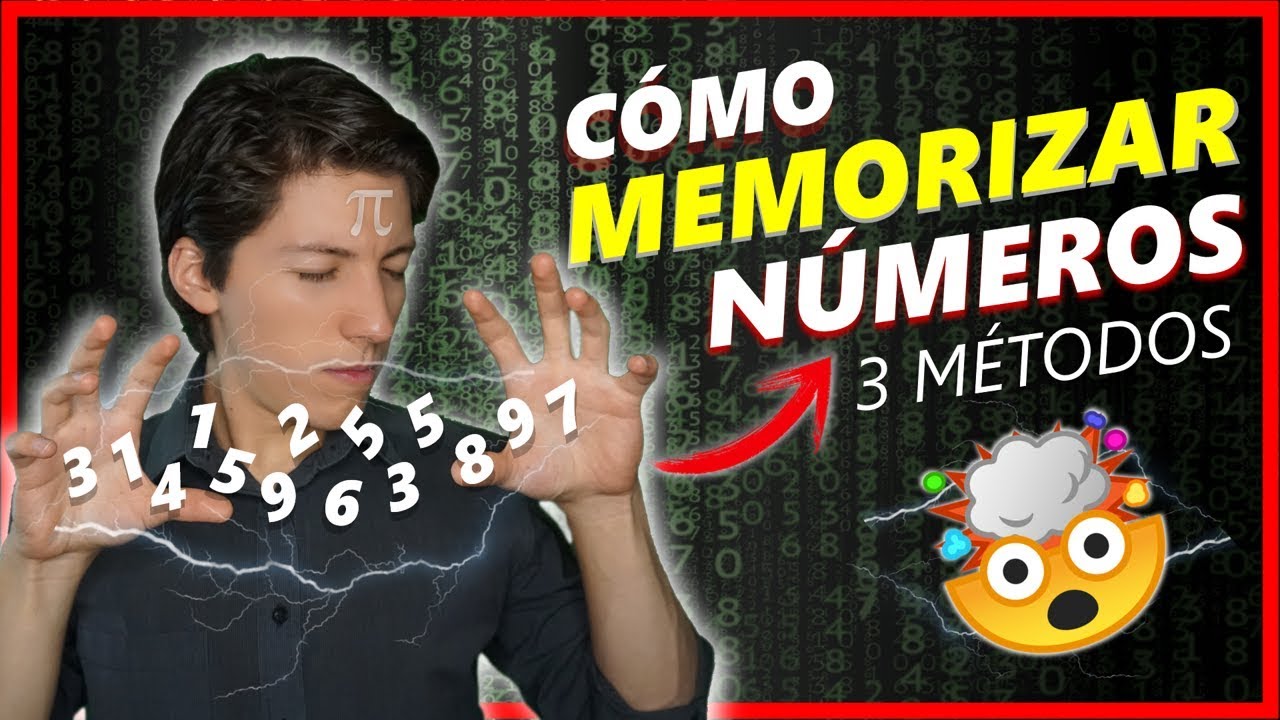 ✅ 3 MÉTODOS Para MEMORIZAR NÚMEROS Fácil y Rápido (con Ejemplos)