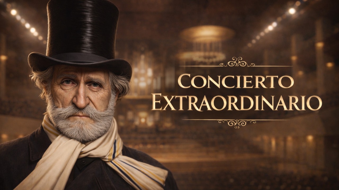 Hemos traído a Giuseppe Verdi al siglo XXI para presentar su propia música.