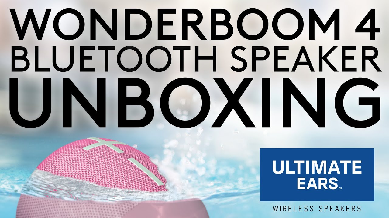 Bluetooth-динамик Ultimate Ears WONDERBOOM 4 РАСПАКОВКА и настройка