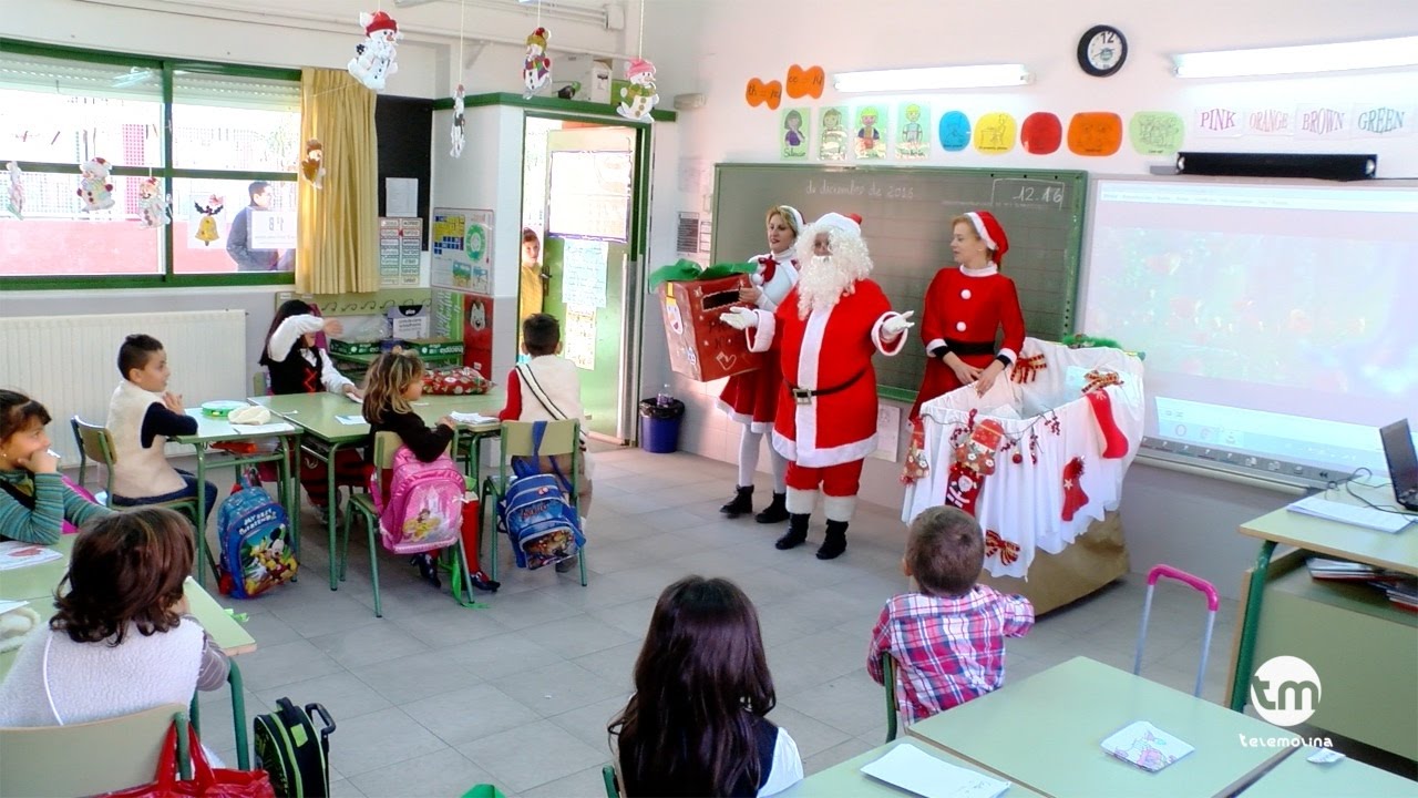 PAPA NOEL Visita el colegio Nuestra Señora de la Consolación en Molina de Segura