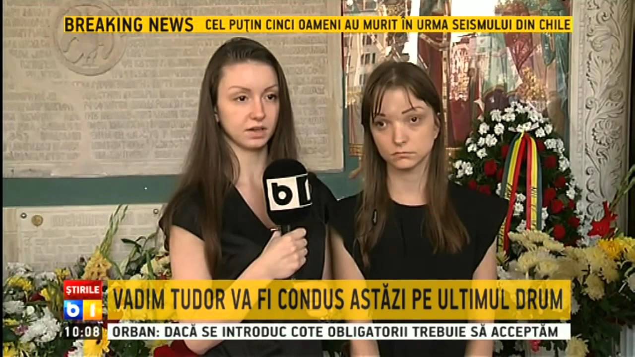 Corneliu Vadim Tudor, condus pe ultimul drum