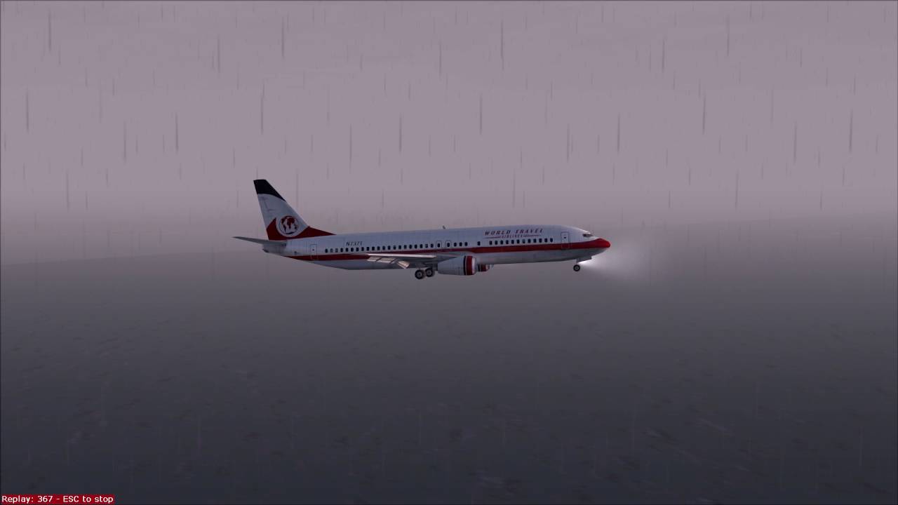 FS2004 FS9 LULEÅ BAD WEATHER LANDING