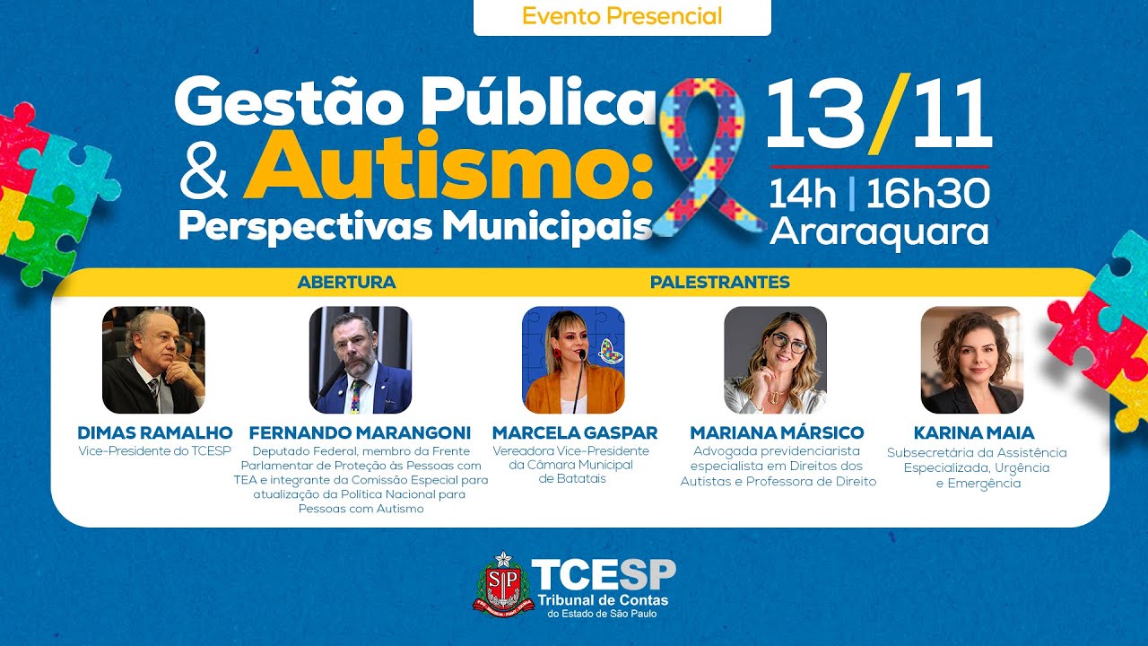 Gestão Pública e Autismo: Perspectivas Municipais - 13/11/2025