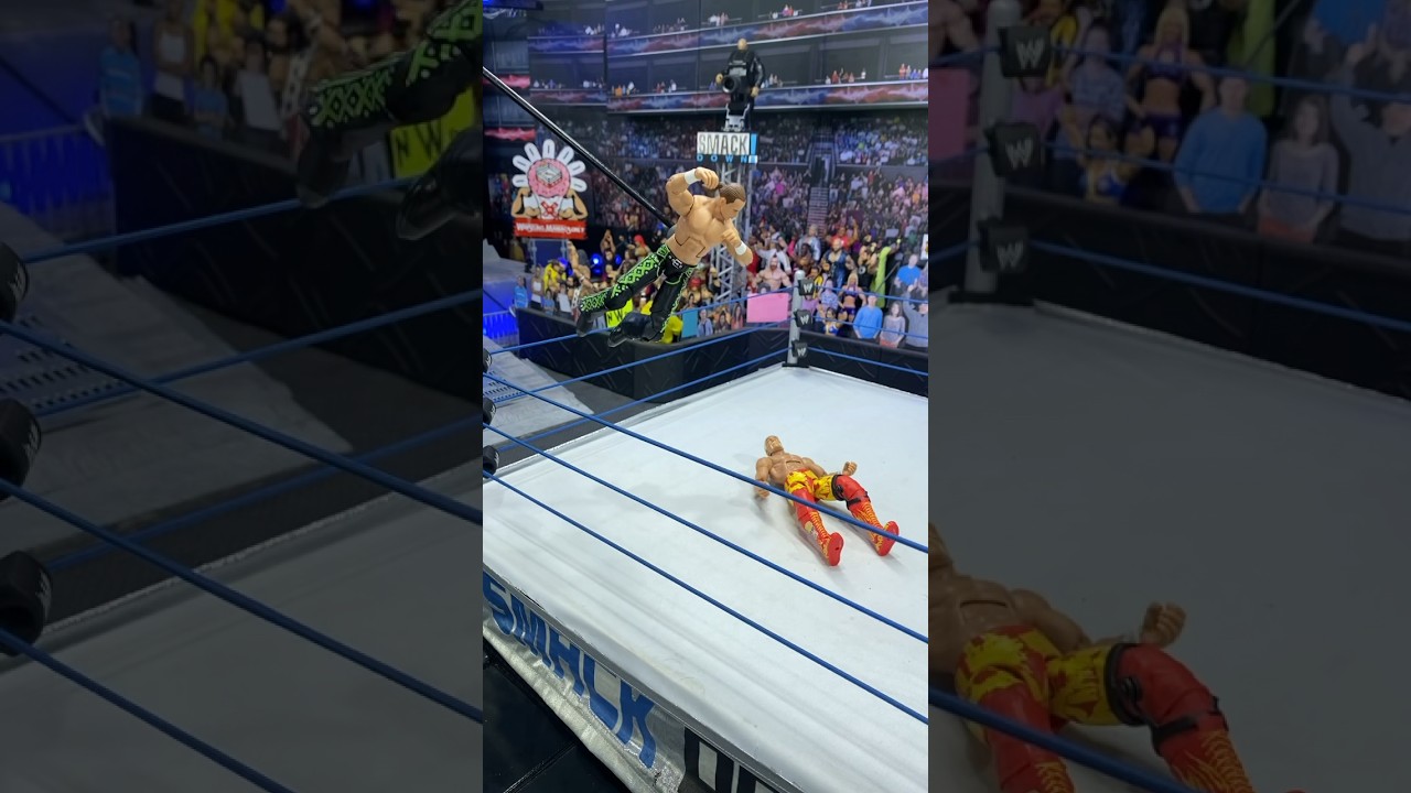 Позирующие фигурки WWE🥴 #wwefigures #wwestopmotion #smackdown
