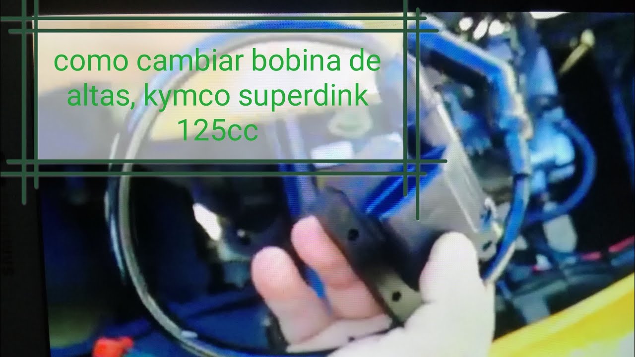 Error 11 kymco superdink 125cc cambio bobina altas