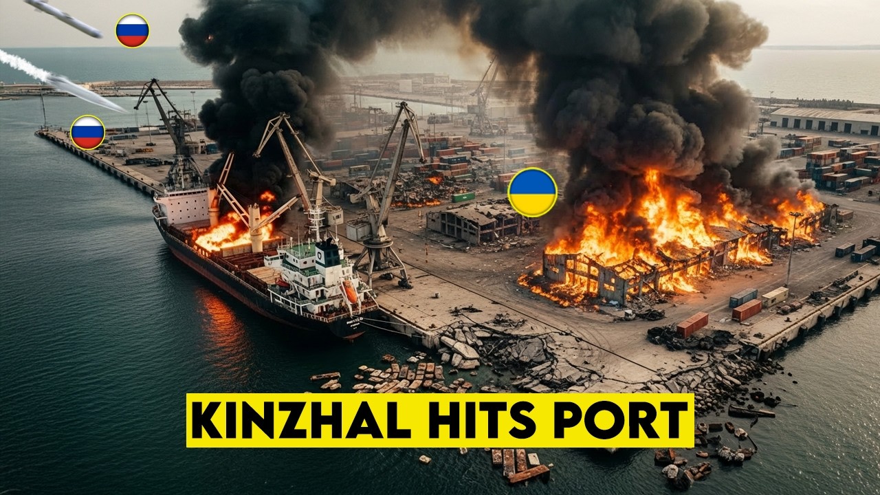 Escalation in the Black Sea: Russia Strikes Odessa Port with Kalibr and Kinzhal