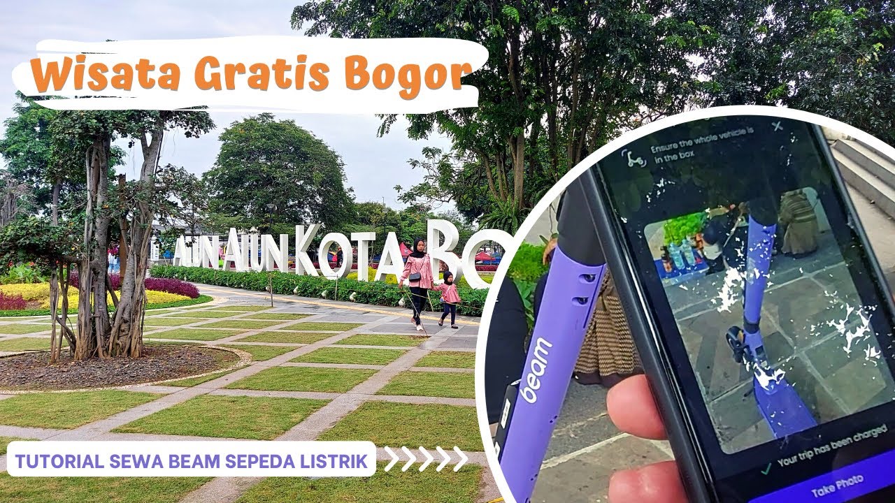 ALUN ALUN KOTA BOGOR | TUTORIAL SEWA SEPEDA LISTRIK BEAM