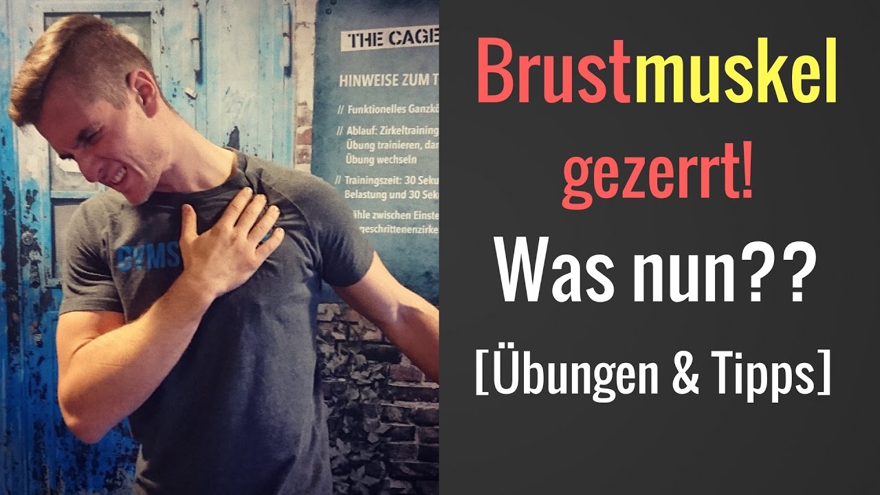Brustmuskel gezerrt - Was nun? - Burstmuskelzerrung aktive Recovery!