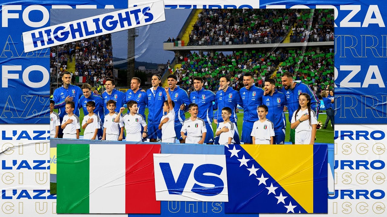 Highlights: Italia-Bosnia ed Erzegovina 1-0 | Amichevole | EURO 2024