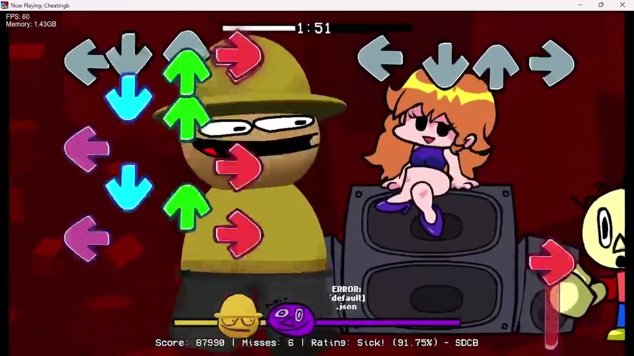 B-side Cheating showcase (Yall can stop watching this its scrapped, this mod is never coming outt😭)
