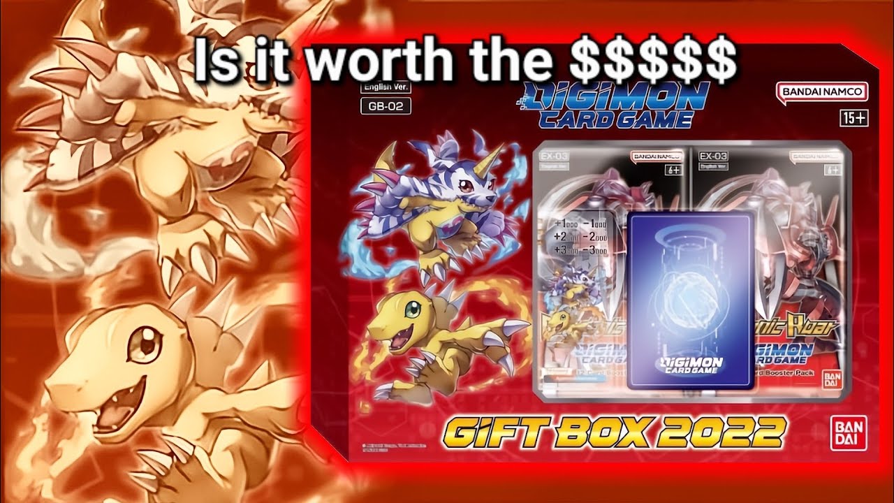 Digimon Gift Box 2022 Opening. Good Buy or SCAM????