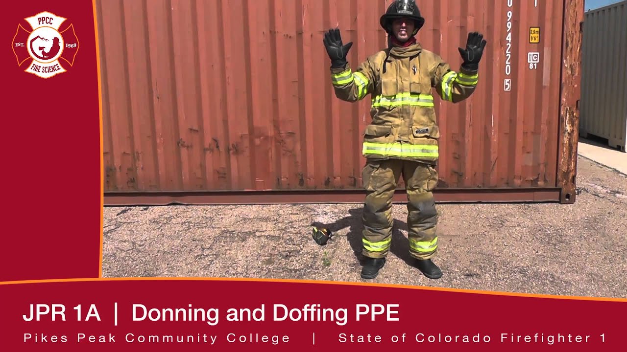 PPCC FF1 JPR 1A Donning and Doffing PPE