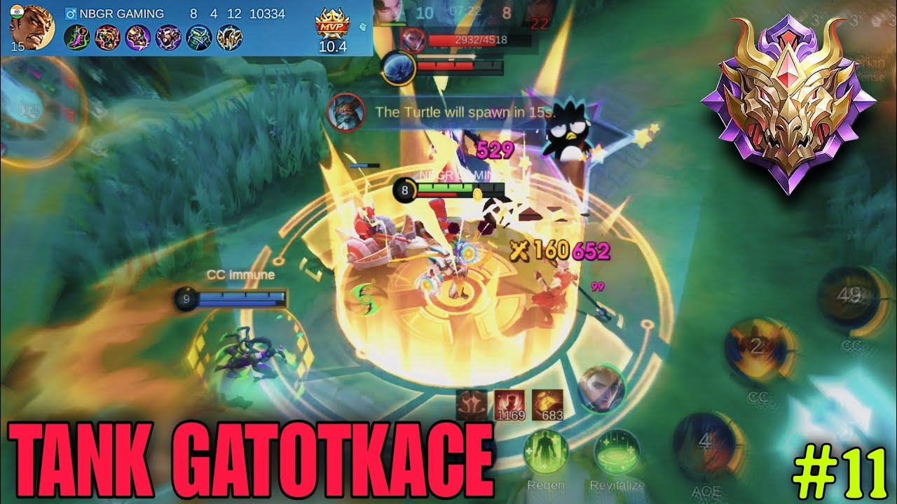 Best Tank GATOTKACE || MVP - RANK GAME 