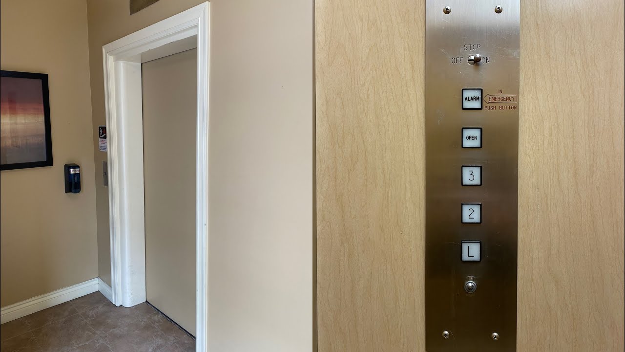(READ DESCRIPTION) Vintage Montgomery Traction elevator @ Ordway Building - Monterey, CA