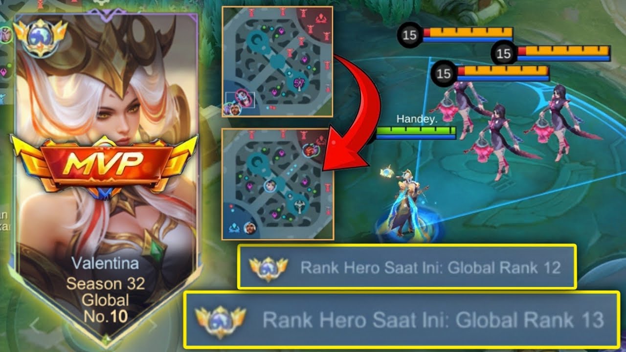 PUSH MMR VALENTINA TERSERU KALIAN WAJIB NONTON!! SUPER DUPER EPIC COMEBACK!!  - MOBILE LEGENDS
