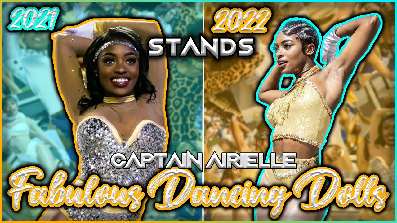 SU Fabulous Dancing Dolls | Captain Airielle Brooks | Stands 2021 vs 2022 comparisons 💙💛