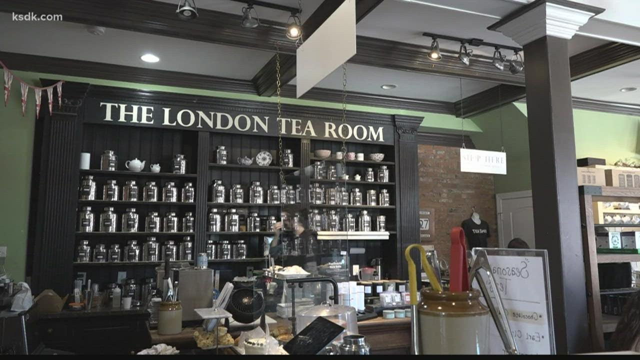 Unwind and enjoy a cup of tea at The London Tea Room in Tower Grove South