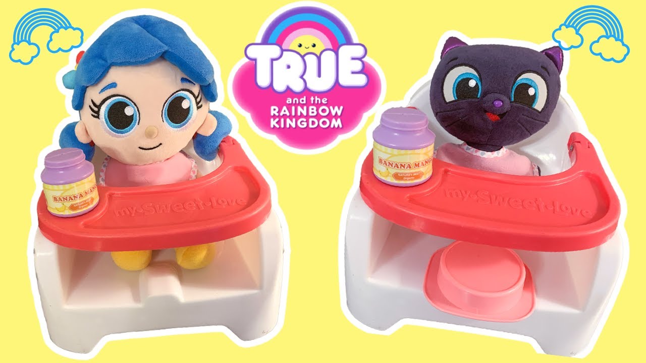 True and the Rainbow Kingdom 🌈 Feeding *BABY* True and Bartleby 🍼 Fun with Playdoh! 💙 Pretend Play!