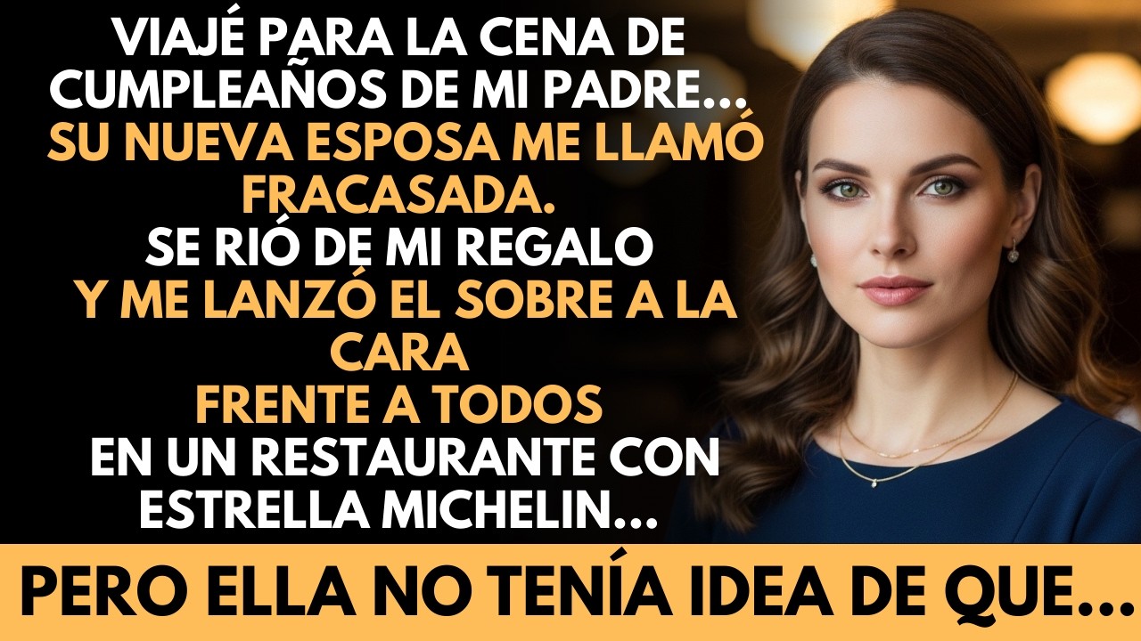 “Eres una fracasada” — dijo mi madrastra en la cena de lujo… minutos antes de descubrir que…