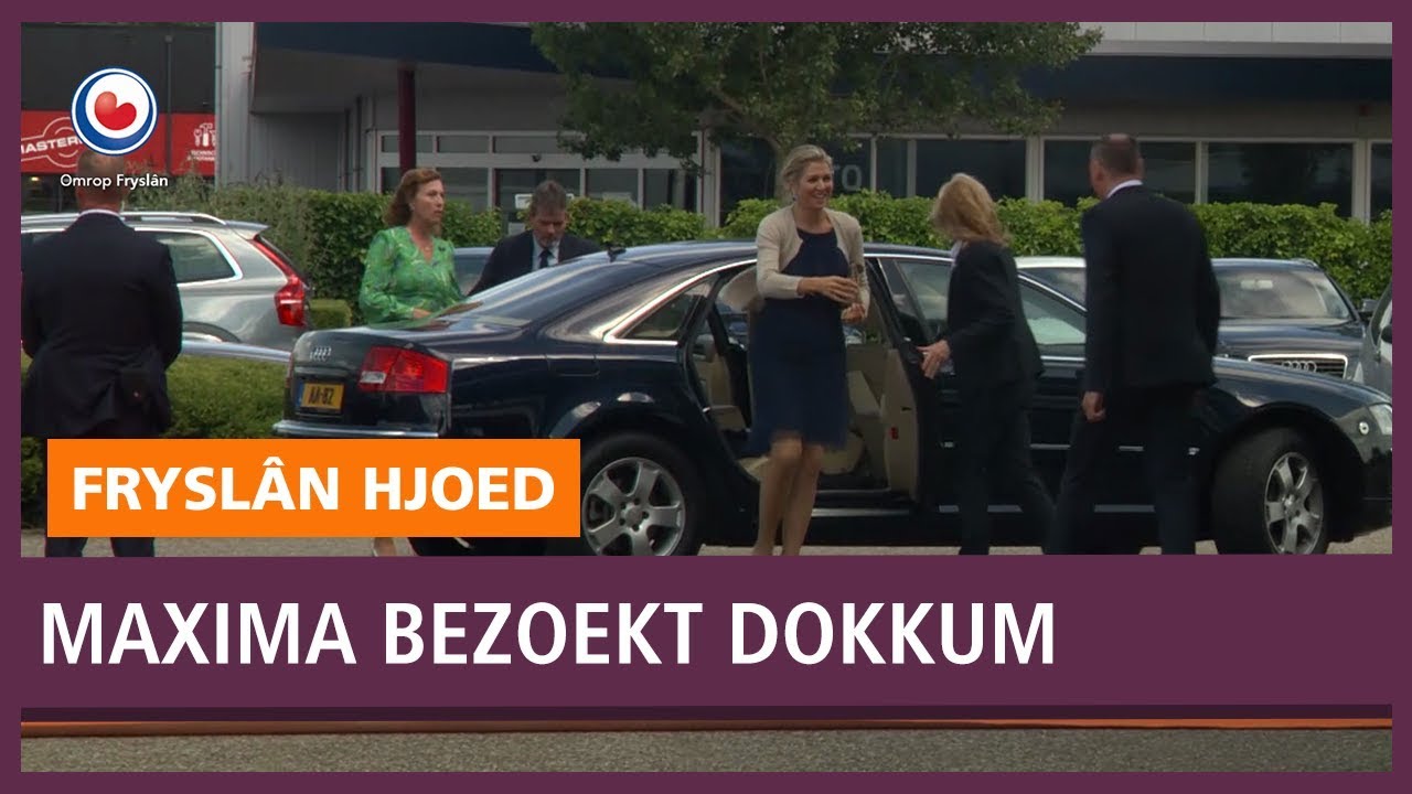 REPO: Máxima brengt bezoek aan Dijkstra Draisma in Dokkum