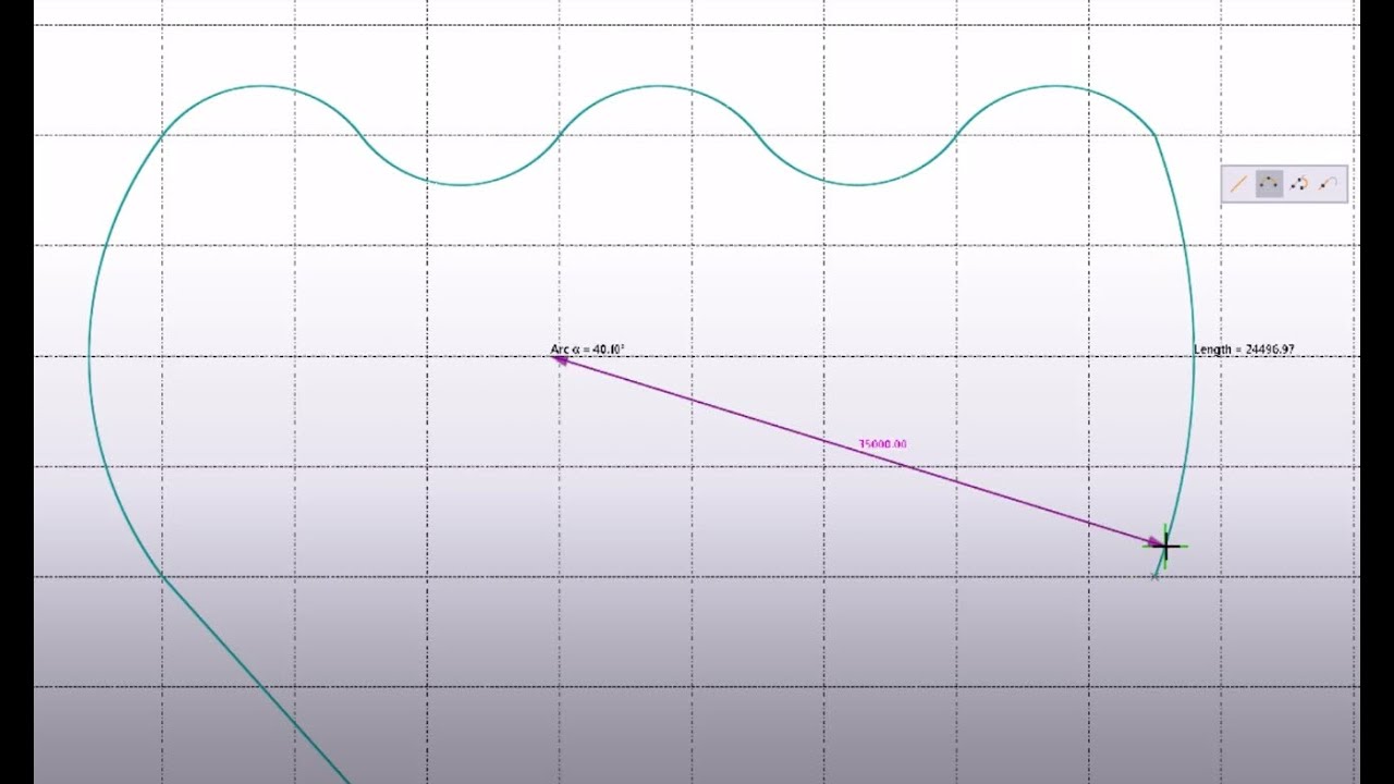 Create construction polycurves in Tekla Structures