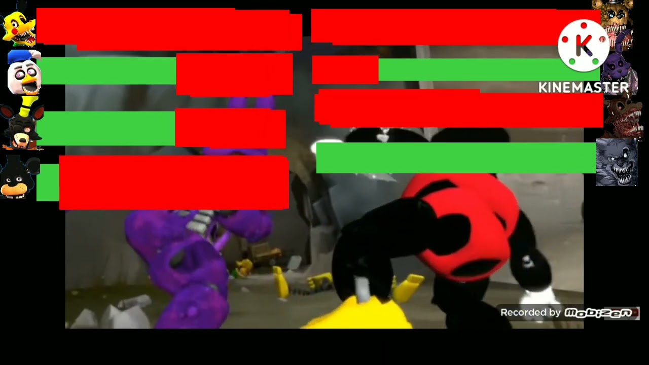 Disney vs Twisted with healthbars