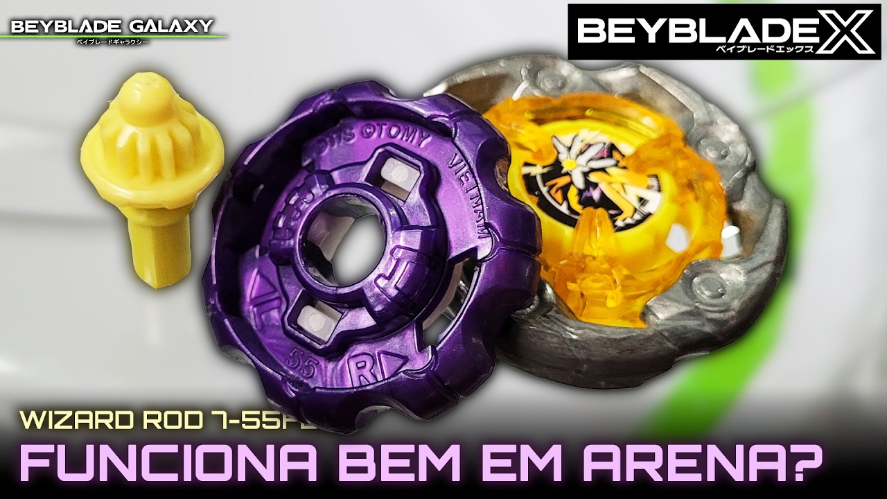 WIZARD ROD 7-55FB dá bom? [Beyblade X ベイブレードX]