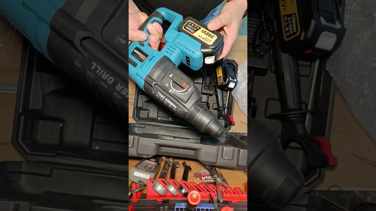 Gisam młoto wiertarka test chińczyka m-akita unboxing