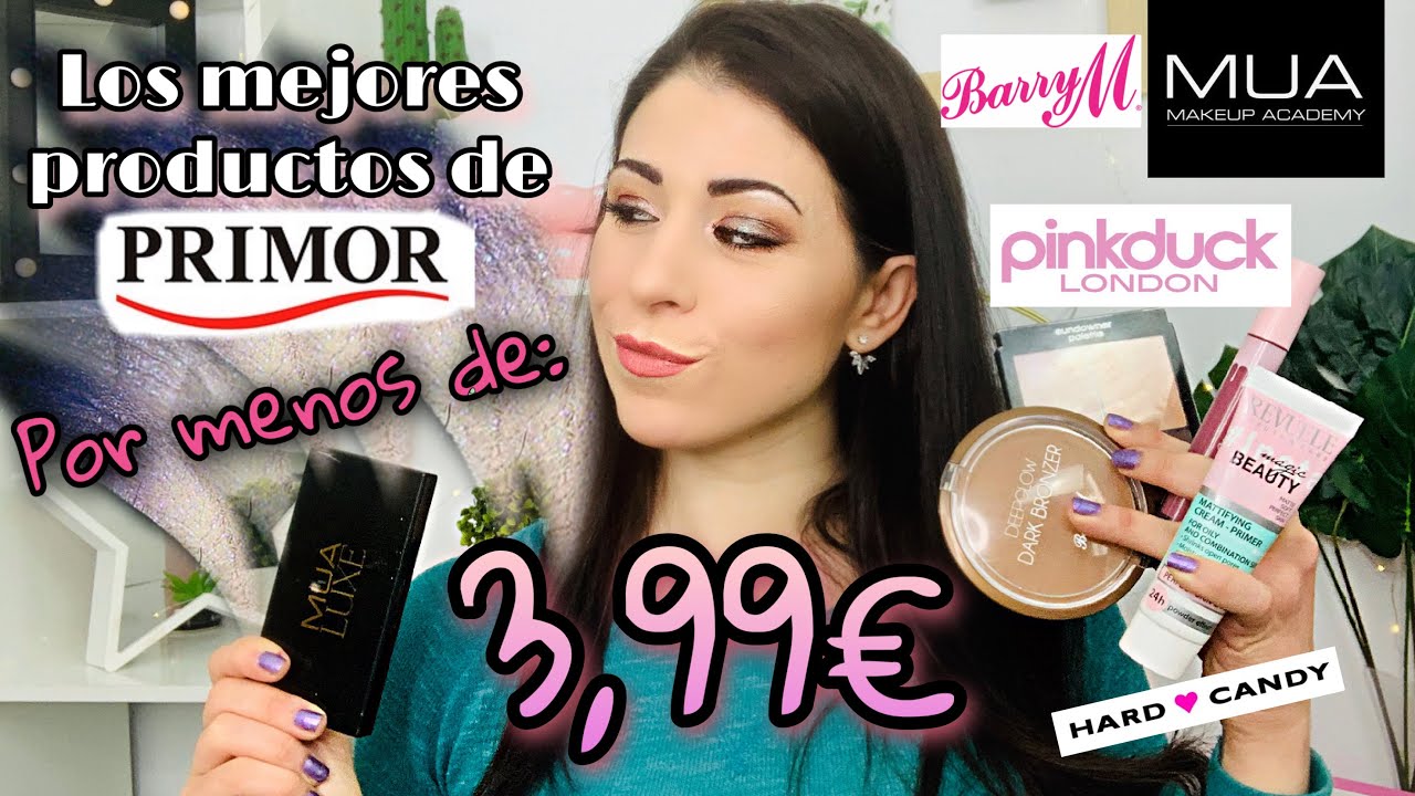Lo mejor de PRIMOR por menos de 3,99€ /Maquillaje completo y favoritos de marcas menos conocidas