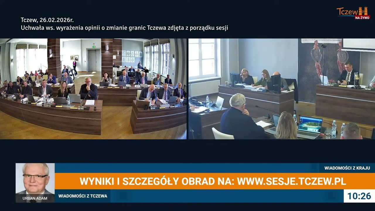 Tczew: Uchwała ws. wyrażenia opinii o zmianie granic Tczewa zdjęta z porządku sesji