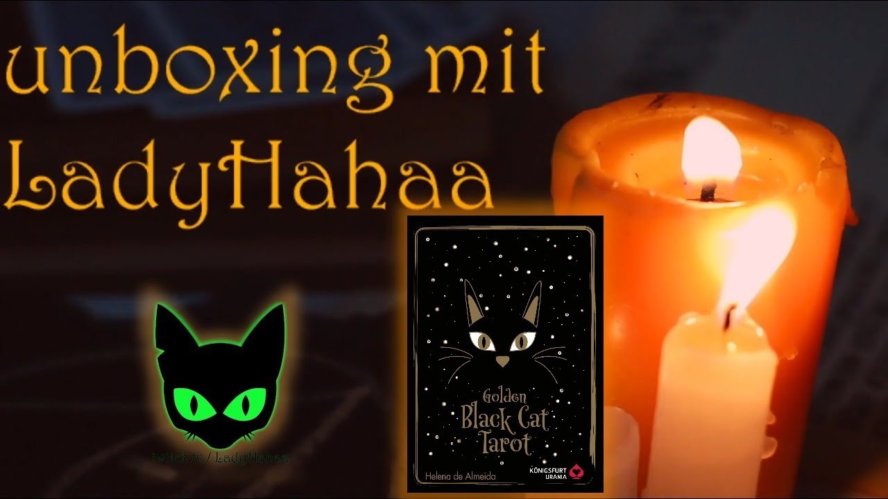 2022 05 27 unboxing Golden Black Cat Tarot