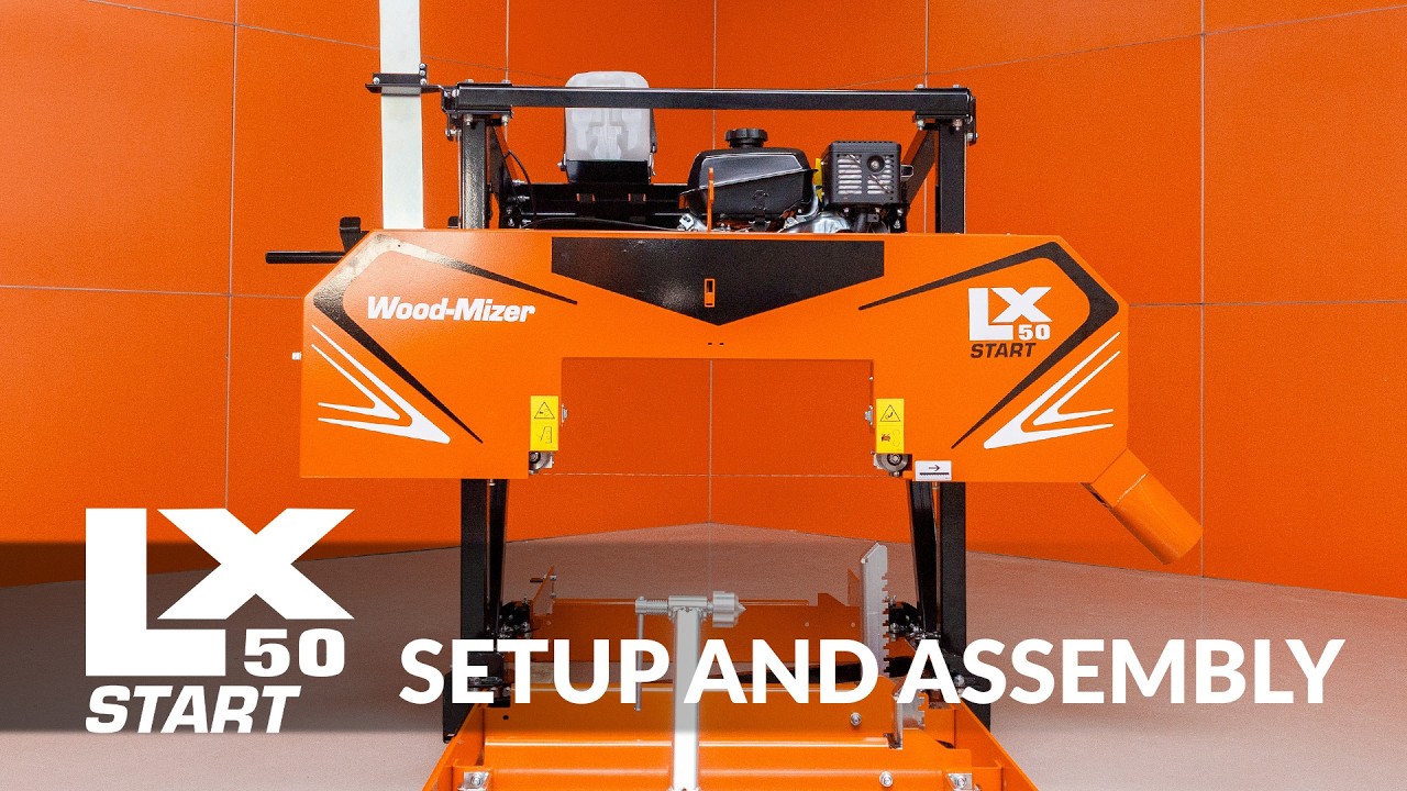 LX50START Portable Sawmill | Setup and Assembly | Wood-Mizer